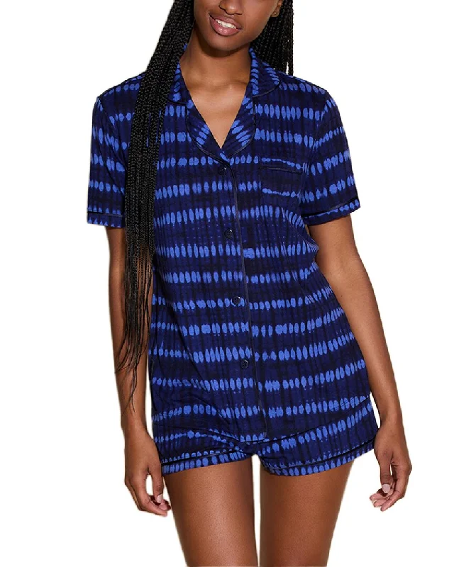 Cosabella Bella Printed Top & Boxer Pajama Set