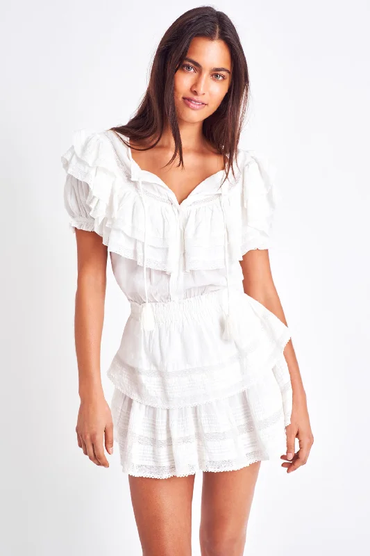 Liv Cotton Ruffled Dress