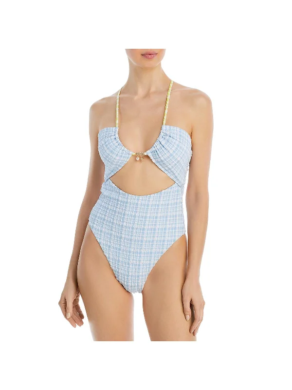 Rizzo OP Classic Womens Cut-Out Polyester One-Piece Swimsuit