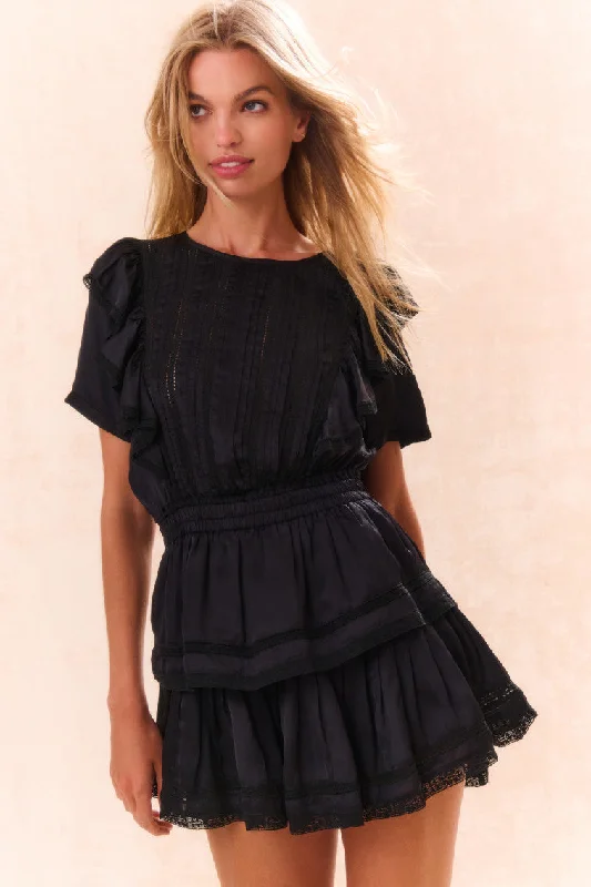 Natasha Ruffle Mini Dress