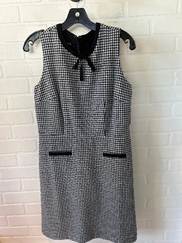 Dress Work By Talbots In Black & White, Size: M