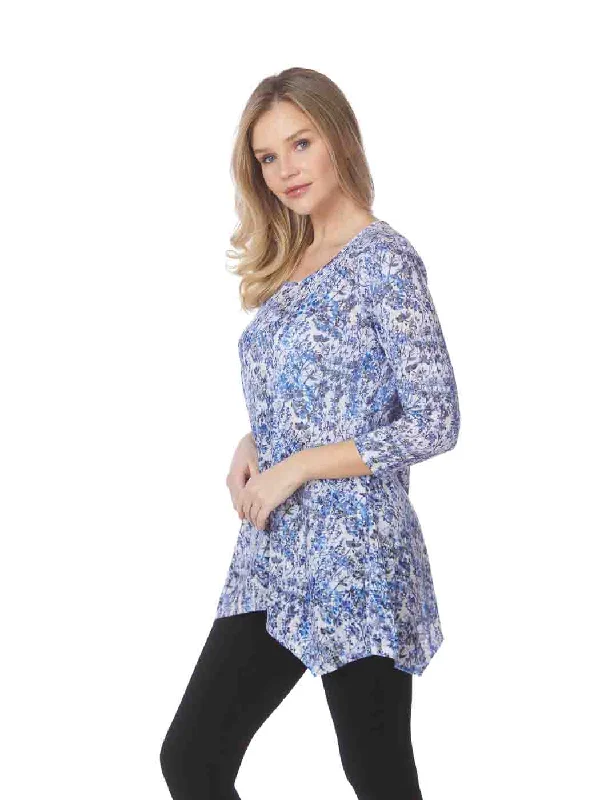 Tianello "Zona" Print Cotton Burnout "Asbury" Tunic