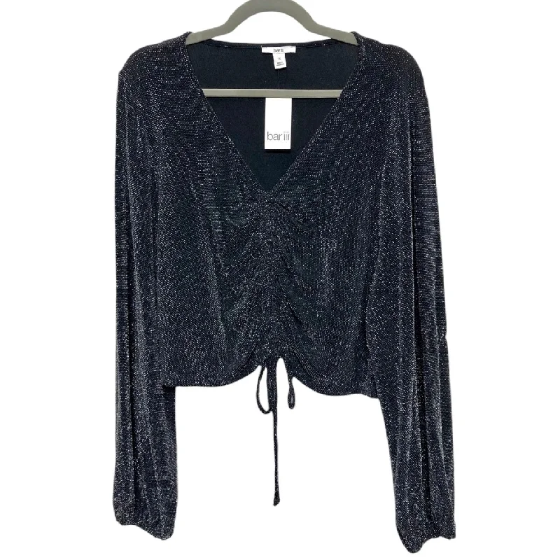 Top Long Sleeve By Bar Iii In Black, Size: 3x