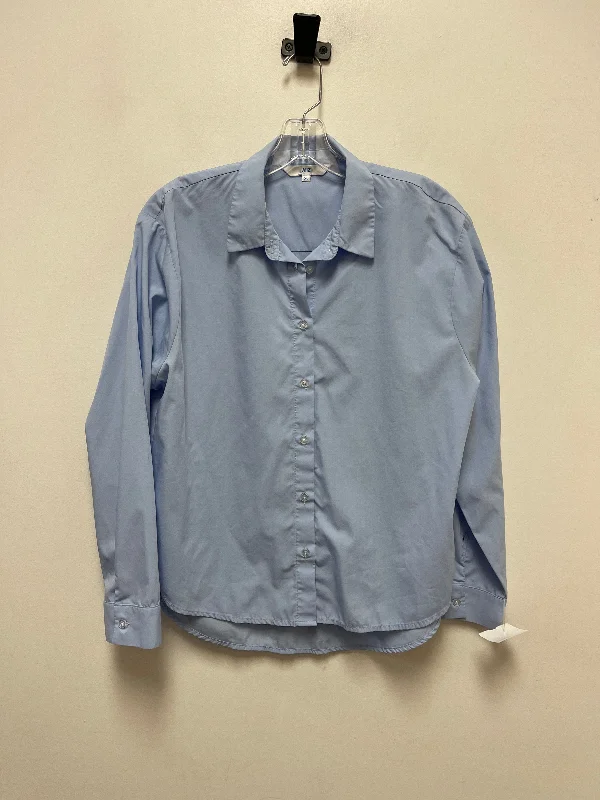 Top Long Sleeve By Clothes Mentor In Blue, Size: Xl