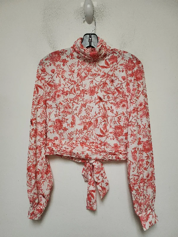 Top Long Sleeve By Clothes Mentor In Floral Print, Size: L