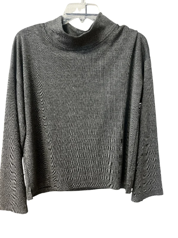 Top Long Sleeve By Madewell In Grey, Size: S