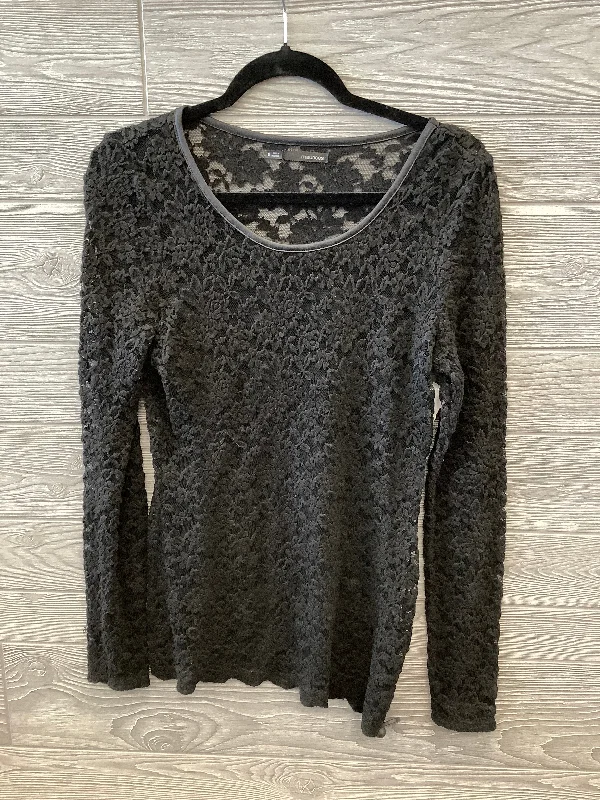 Top Long Sleeve By Maurices In Black, Size: S