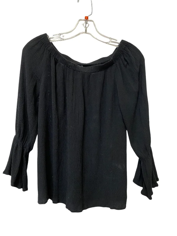 Top Long Sleeve By Sanctuary In Black, Size: S